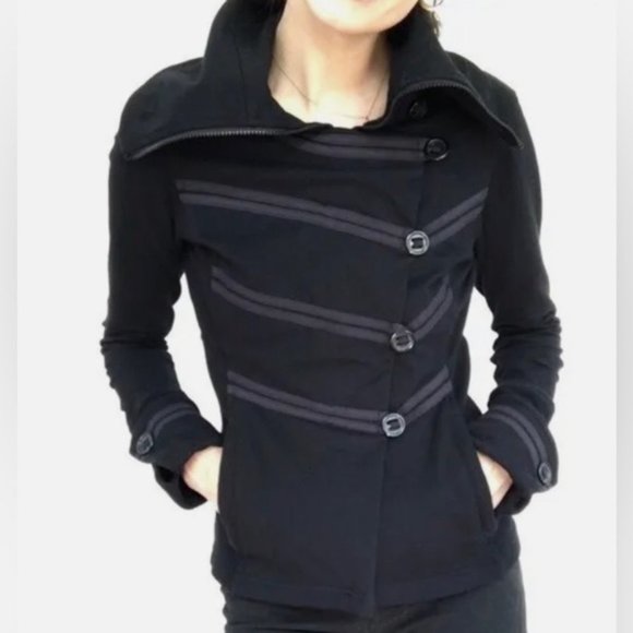 Lululemon Admiral Military High Neck Jacket SIZE 6 - Picture 3 of 13